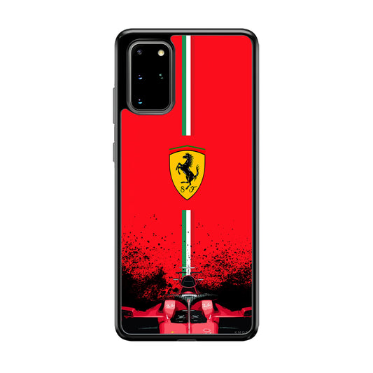 Ferrari Luxury Car Logo Samsung Galaxy S20 Plus Case | Slim Rubber Case for Samsung Galaxy S20 Plus