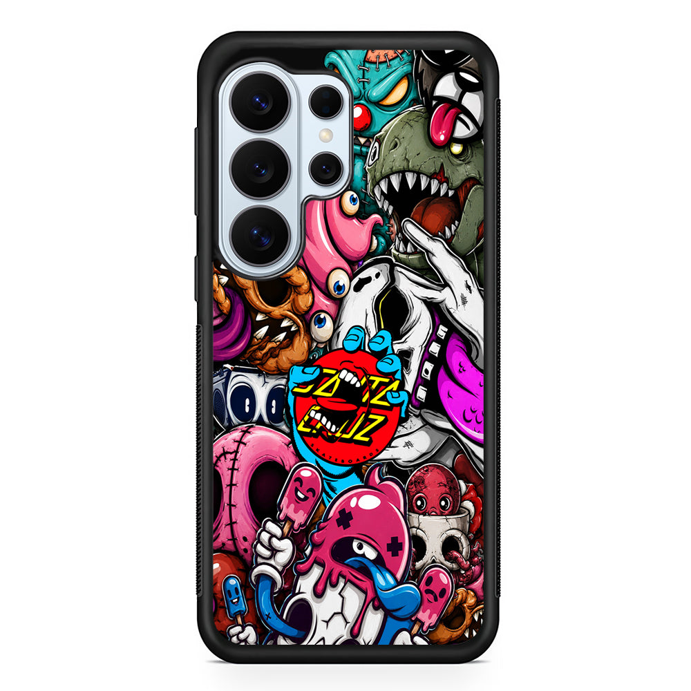 Santa Cruz Skateboard Nightmare Samsung Galaxy S26 Ultra Case | Slim Rubber Case for Samsung Galaxy S26 Ultra