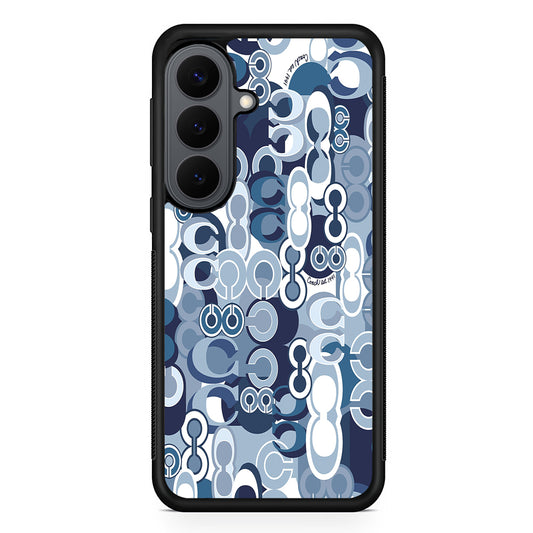 Coach Blue Samsung Galaxy S26 Plus Case | Slim Rubber Case for Samsung Galaxy S26 Plus