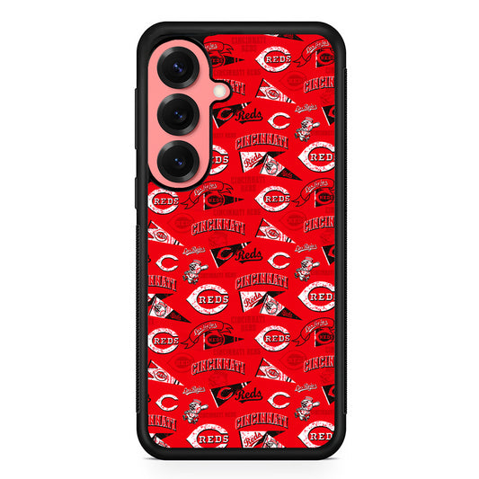 Cincinnati Reds Vintage Samsung Galaxy S25 Case | Protective Case for Samsung Galaxy S25