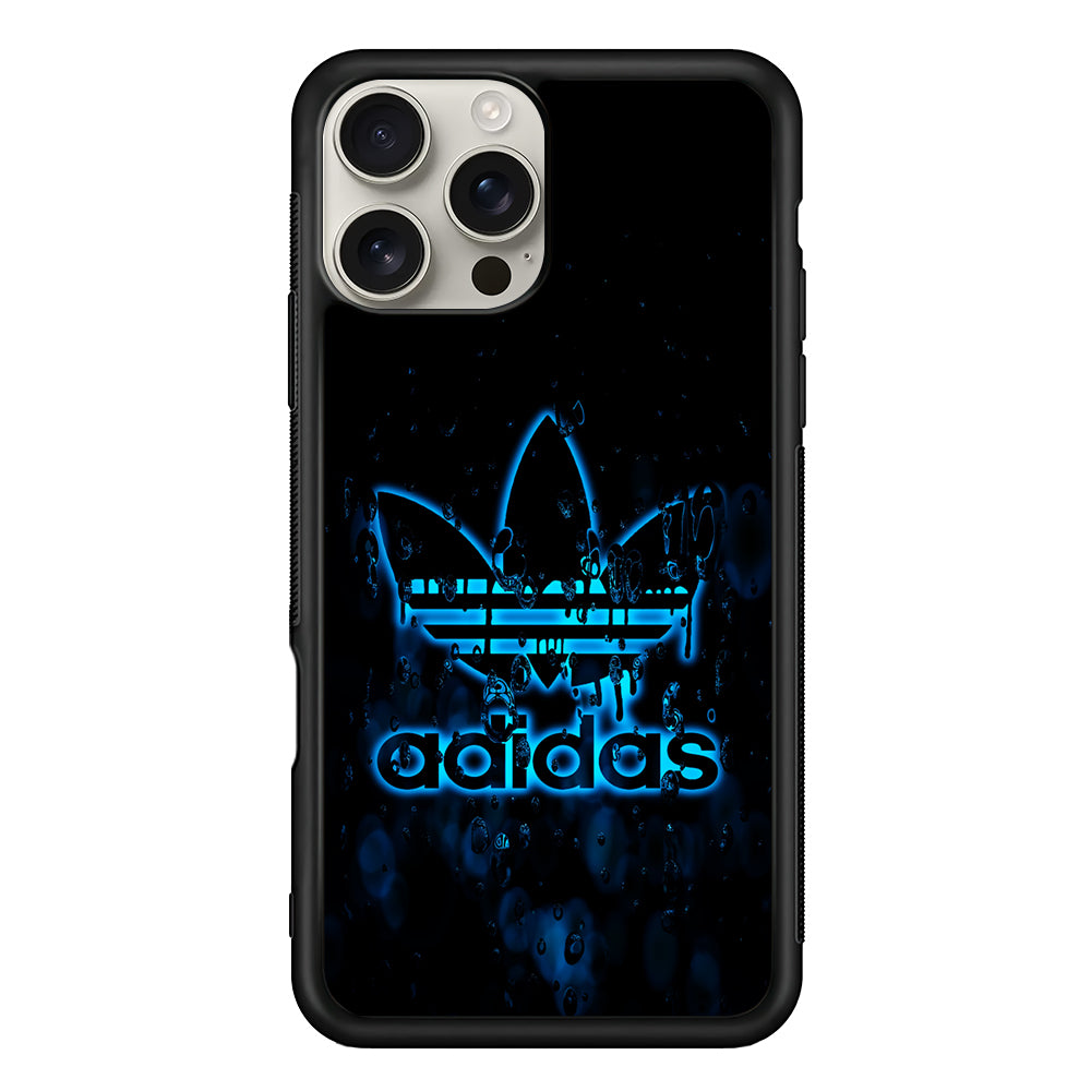 Adidas Logo Alien Blue iPhone 16 Pro Max Case | Durable Everyday Protective Cover