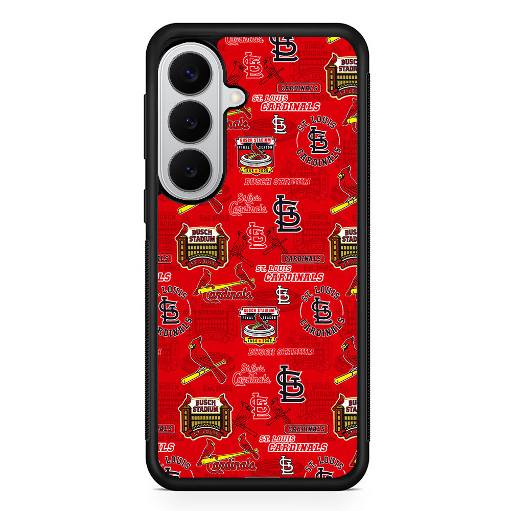 St. Louis Cardinals Retro Samsung Galaxy S26 Case | Protective Rubber Cover