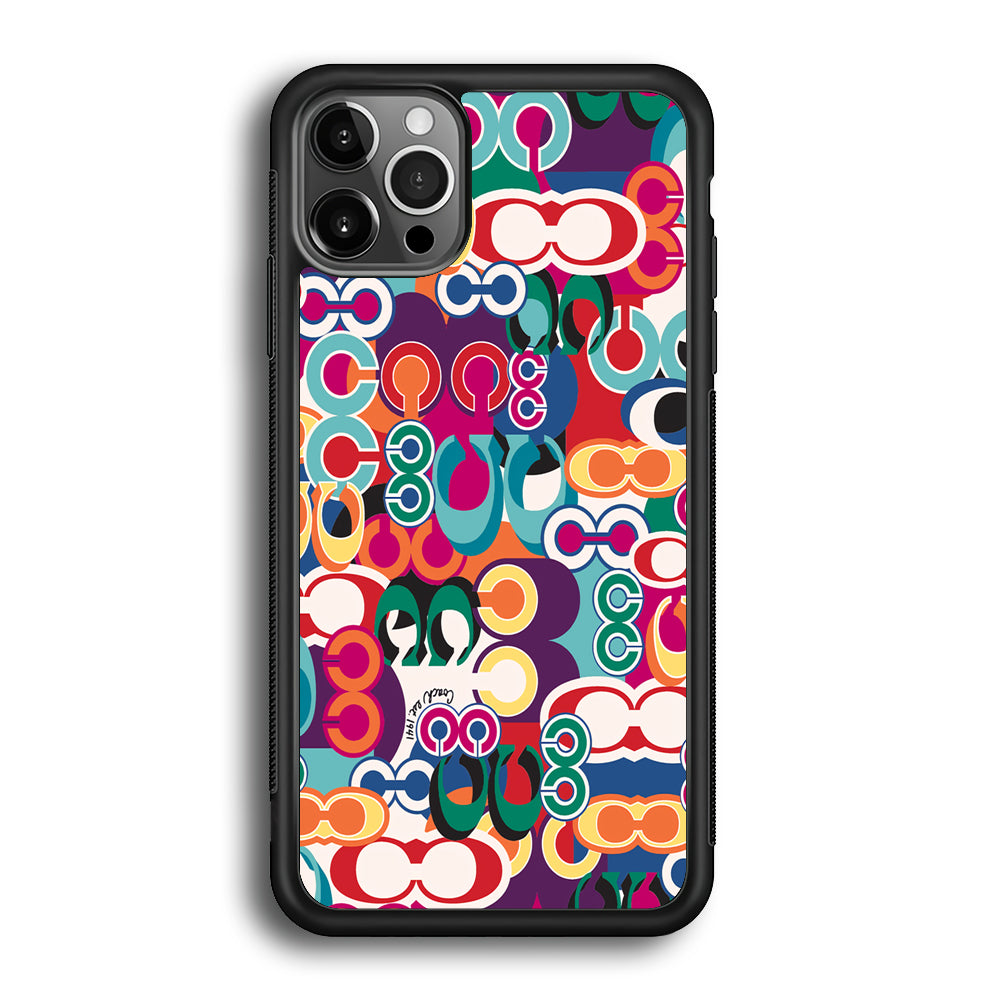Coach Colorful iPhone 12 Pro Max Case | Slim Rubber Case for iPhone 12 Pro Max