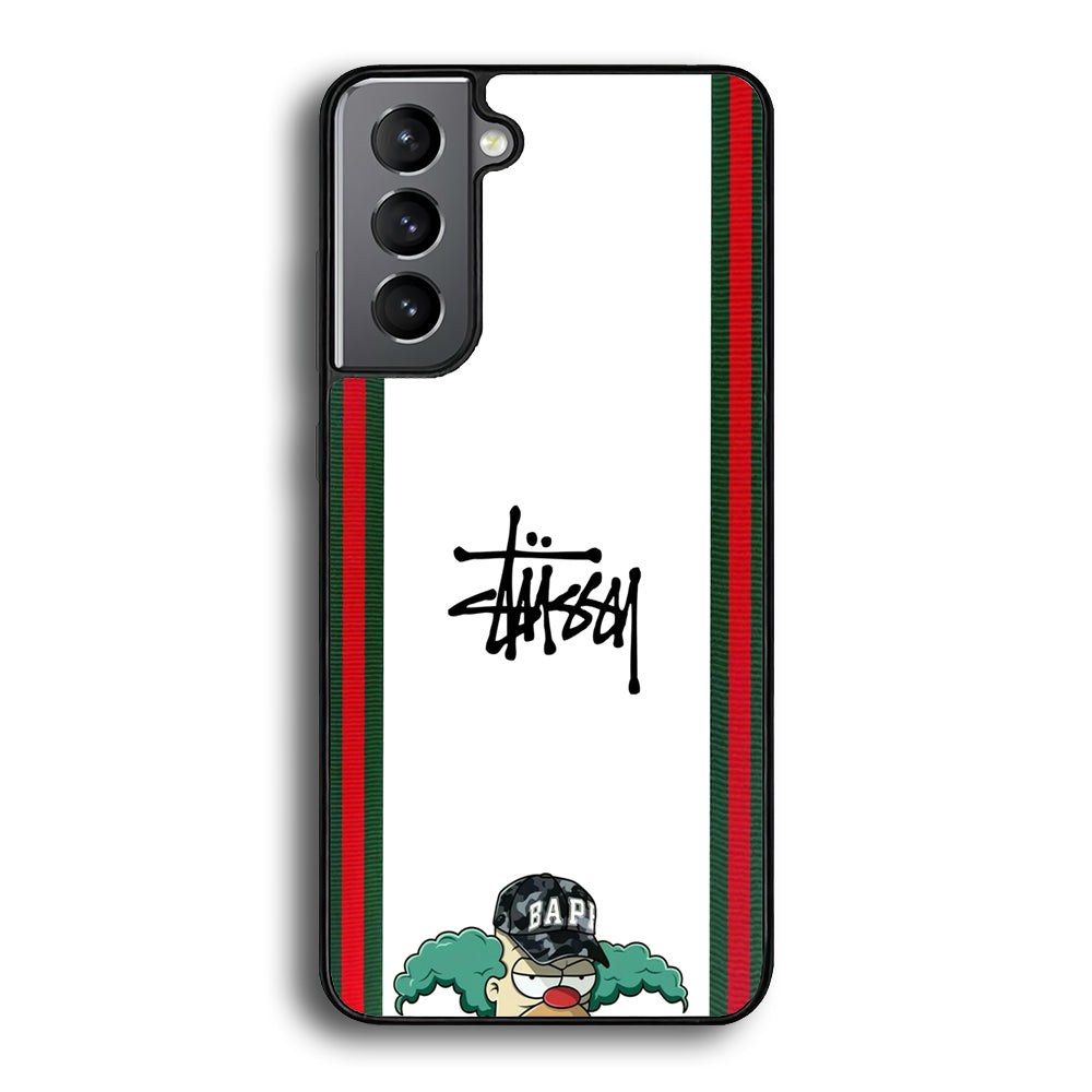Stussy Homer Simpson Samsung Galaxy S21 Case | Slim Rubber Case for Samsung Galaxy S21