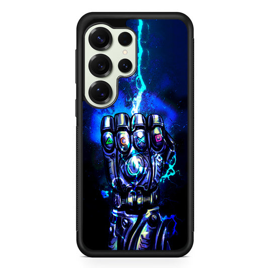 Thanos Gauntlet Stick Symbol Samsung Galaxy S25 Ultra Case | Durable Rubber Case for Samsung Galaxy S25 Ultra