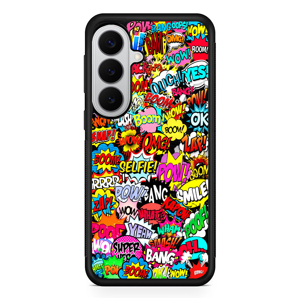 Comic Pop Art Collection Samsung Galaxy S26 Case | Protective Rubber Cover