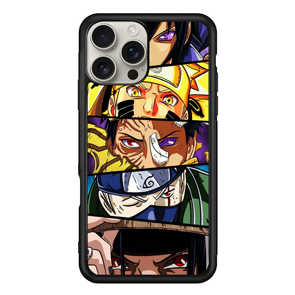 All Eyes Characters in Naruto iPhone 16 Pro Max Case | Stylish Protective Case for iPhone 16 Pro Max