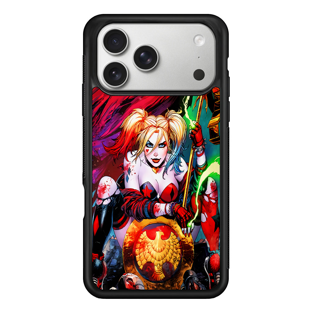Harley Quinn Superman Flag iPhone 17 Pro Case | Slim Rubber Case for iPhone 17 Pro