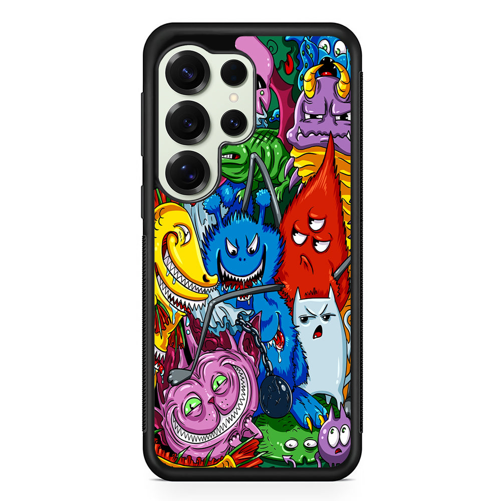 Monster Graffiti Character Samsung Galaxy S25 Ultra Case | Durable Rubber Case for Samsung Galaxy S25 Ultra