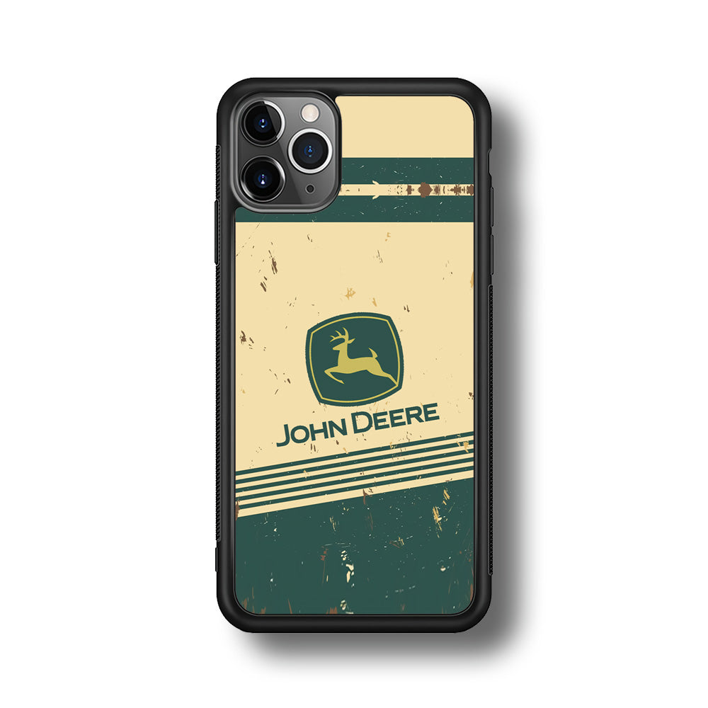 John Deere Retro Plaque iPhone 11 Pro Max Case | Slim Rubber Case for iPhone 11 Pro Max
