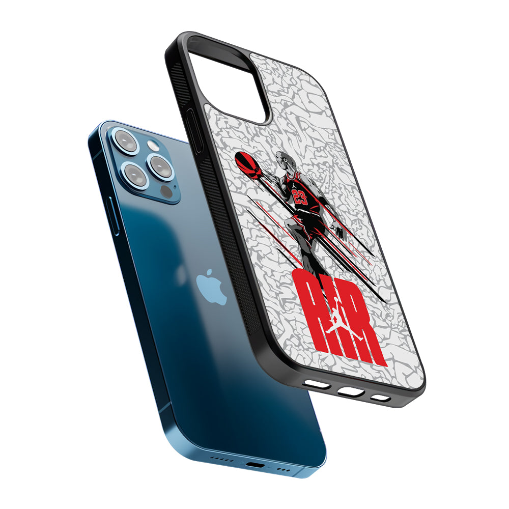 Air Jordan The Jumpingman 2D Rubber Phone Case | Slim Protective Phone Case