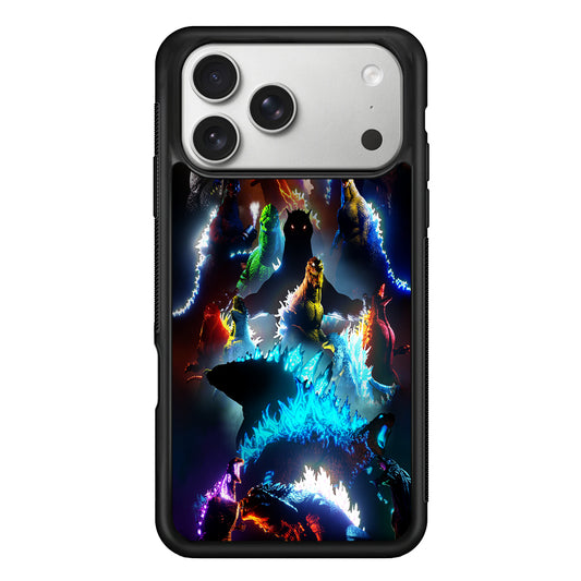 Godzilla Through The Years iPhone 17 Pro Case | Slim Rubber Case for iPhone 17 Pro