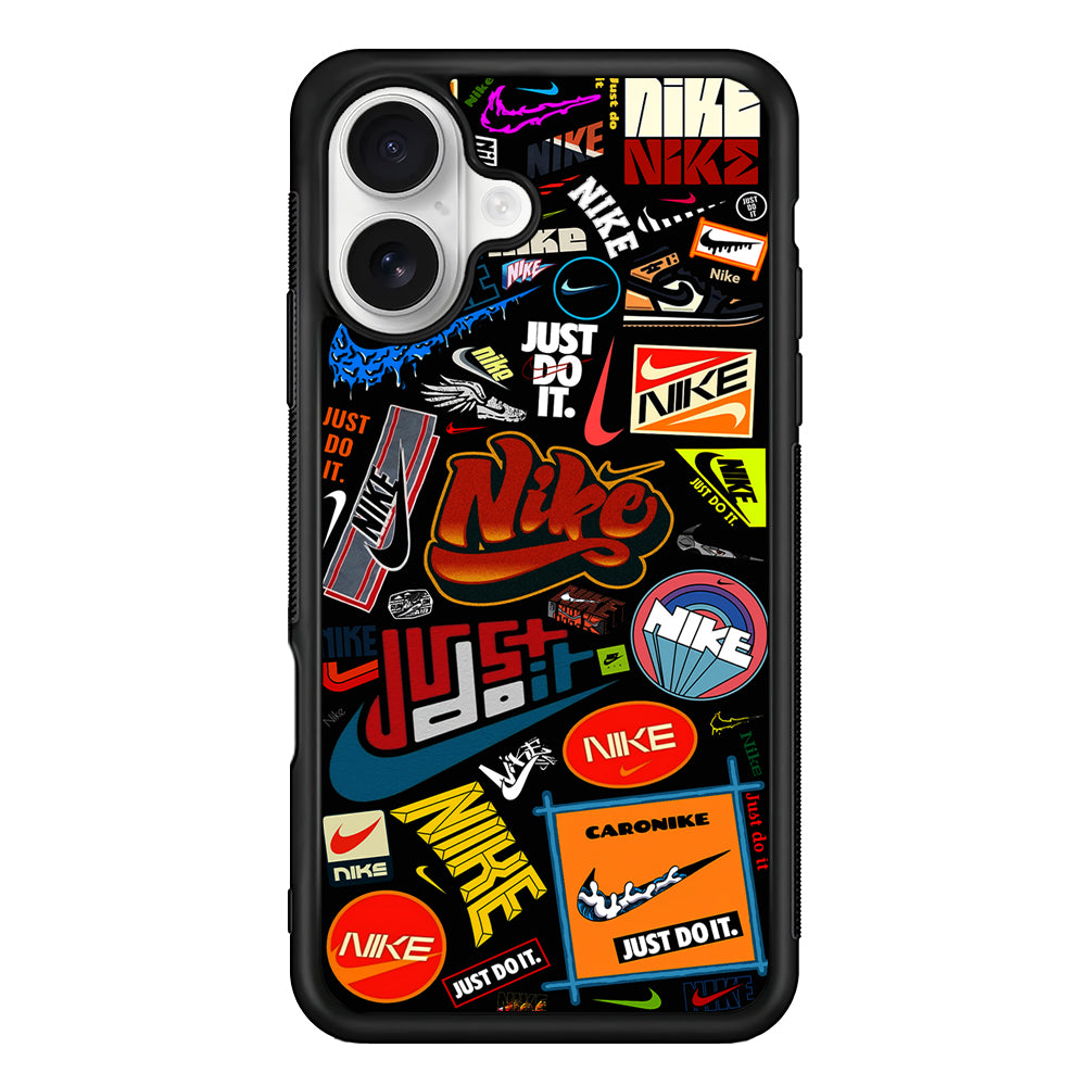 Cool Nike Logo Collection iPhone 16 Plus Case – Slim Fit Protective Phone Case