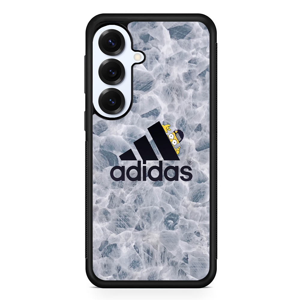 Adidas Logo with Simpson Samsung Galaxy S25 Plus Case | Durable Samsung Galaxy S25 Plus Phone Case