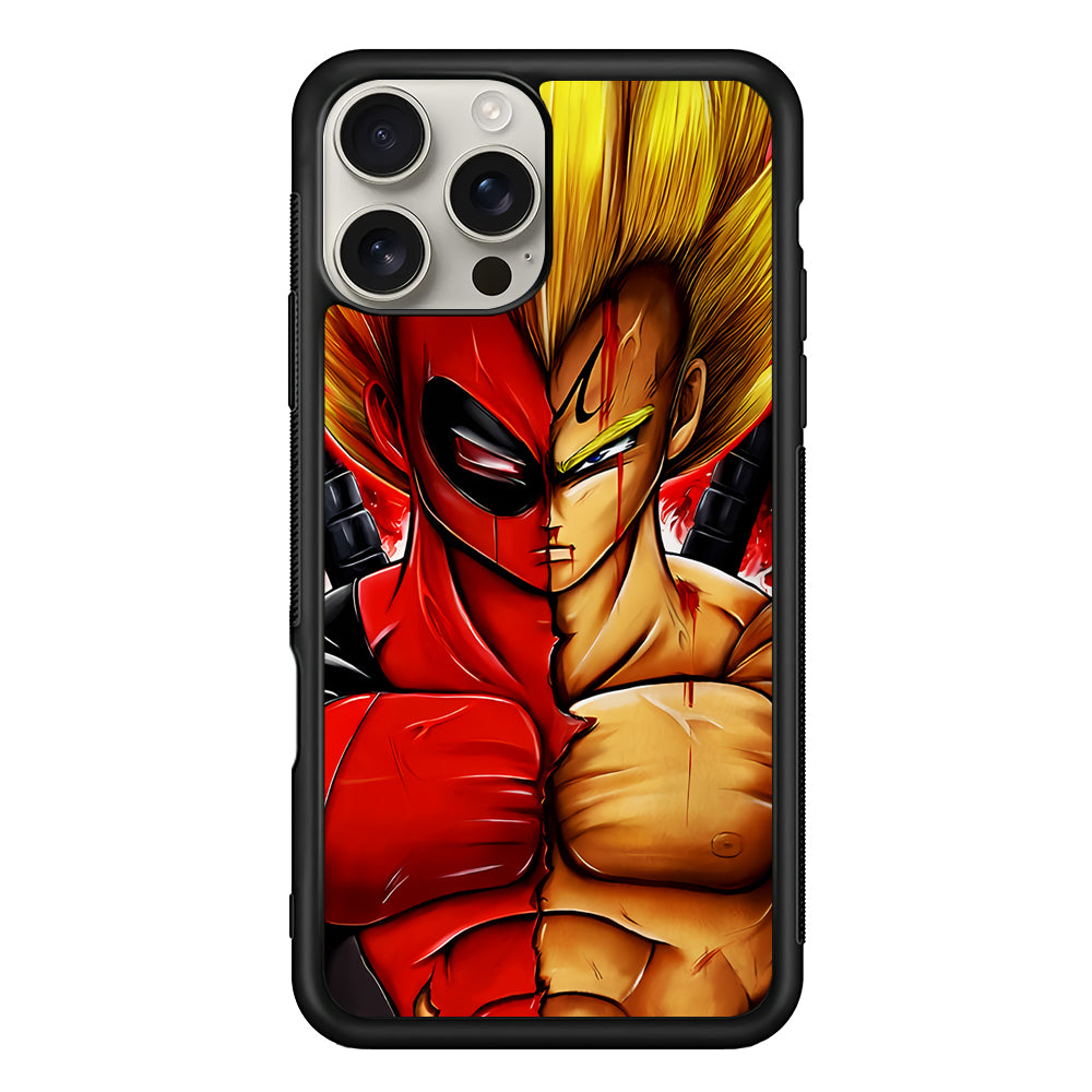 Deadpool X Vegeta Fusion iPhone 16 Pro Max Case | Stylish Protective Case for iPhone 16 Pro Max