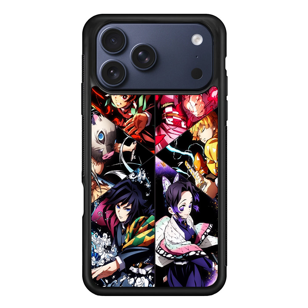 Demon Slayer Anime Characters iPhone 17 Pro Max Case | Slim Protective Cover for iPhone 17 Pro Max