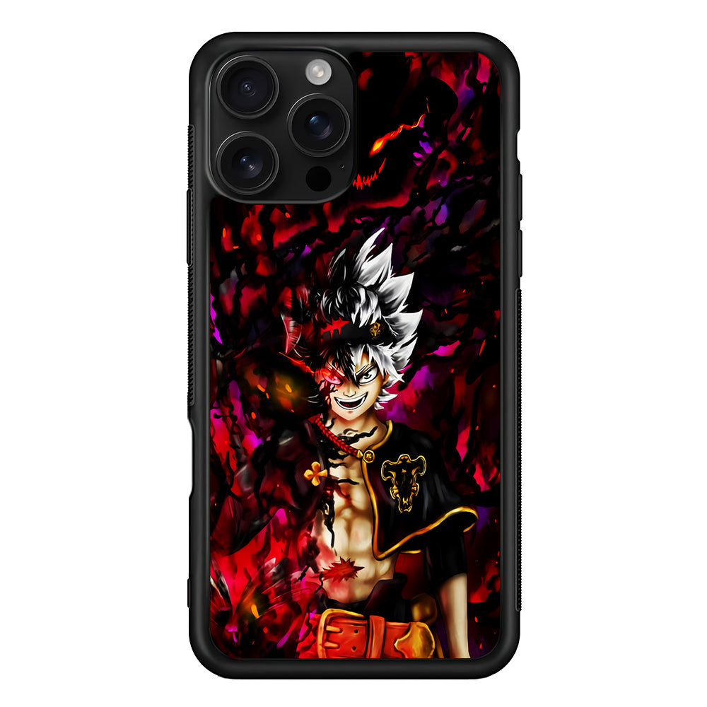 Asta Black Clover Manga iPhone 16 Pro Case | Durable Protective Case for iPhone 16 Pro