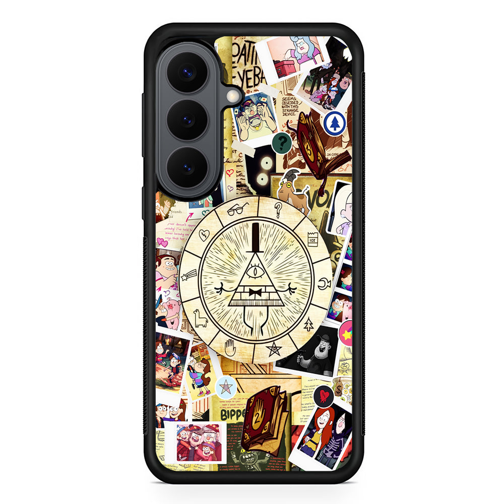 Gravity Falls Bill Cipher Wheel Samsung Galaxy S26 Plus Case | Slim Rubber Case for Samsung Galaxy S26 Plus
