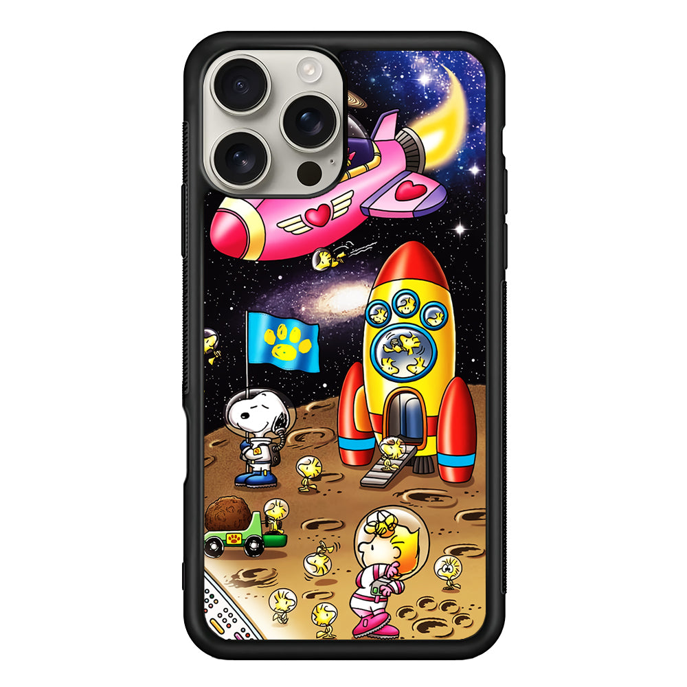 Peanuts Snoopy Space Travel iPhone 16 Pro Max Case | Stylish Protective Case for iPhone 16 Pro Max