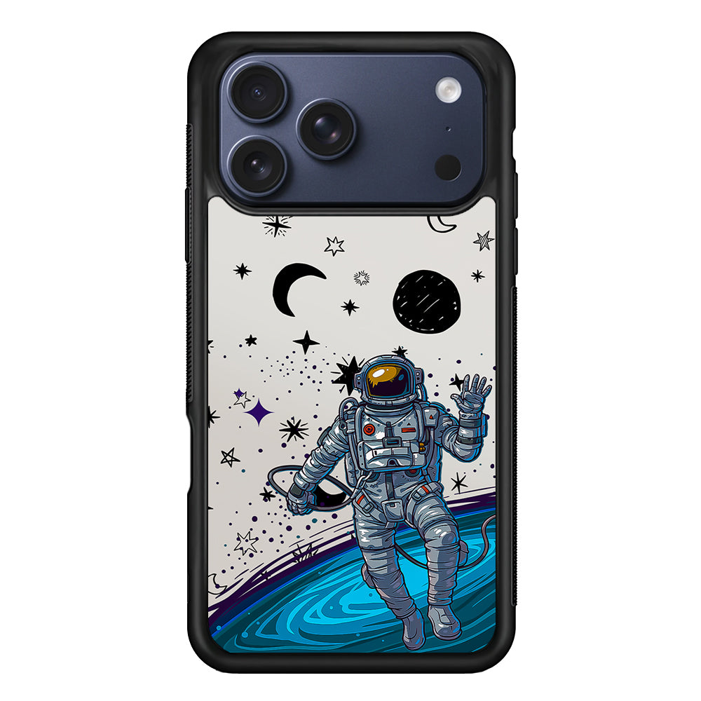 Astronaut Lost in Space iPhone 17 Pro Max Case | Slim Protective Cover for iPhone 17 Pro Max