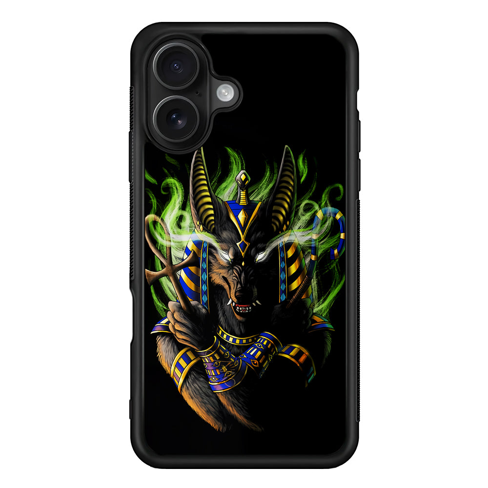 Anubis The God of The Dead iPhone 16 Case - Oxvistore