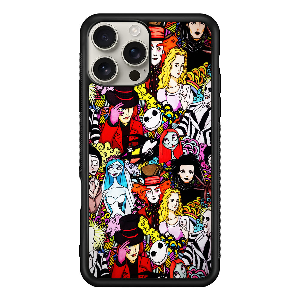 Alice in Wonderland Art iPhone 16 Pro Max Case | Stylish Protective Case for iPhone 16 Pro Max
