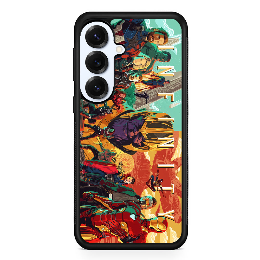 Marvel Infinity Comics Avengers Samsung Galaxy S25 Plus Case | Slim Rubber Cover for Samsung Galaxy S25 Plus