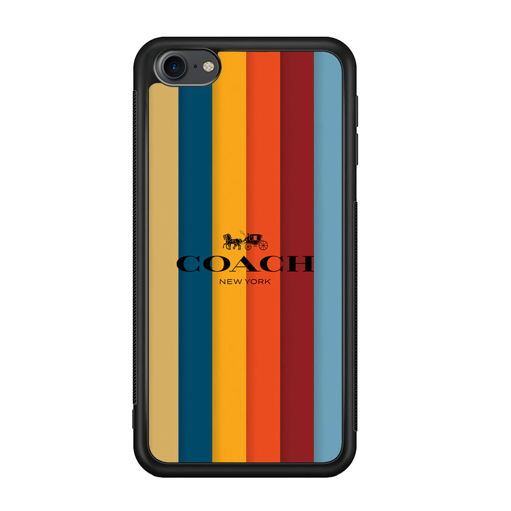 Coach Vertical Colorfull iPod Touch 6 Case | Slim Rubber Case for iPod Touch 6