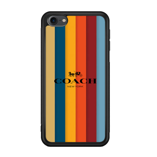 Coach Vertical Colorfull iPod Touch 6 Case | Slim Rubber Case for iPod Touch 6