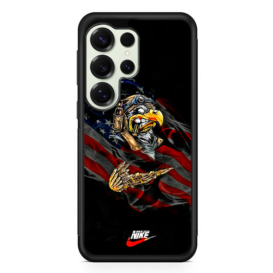 Nike Eagle Flag US Samsung Galaxy S25 Ultra Case | Durable Rubber Case for Samsung Galaxy S25 Ultra