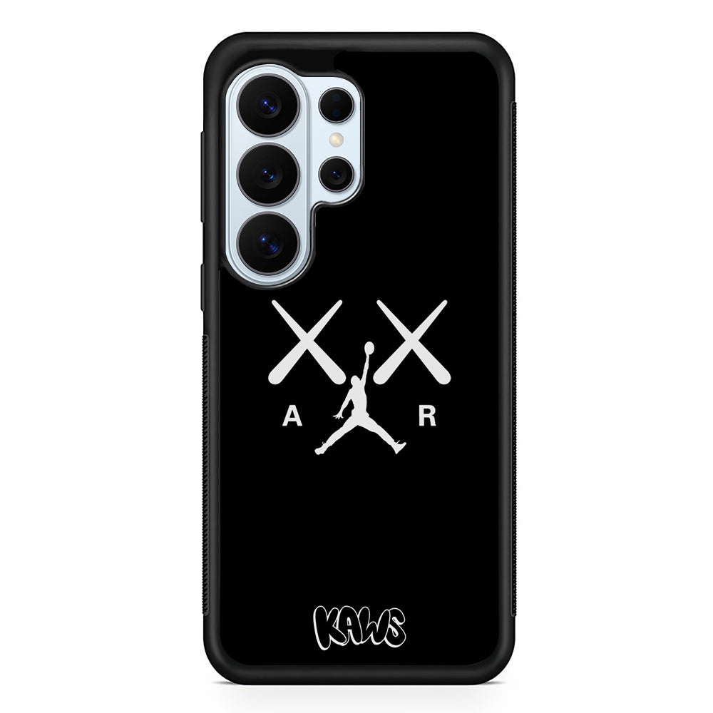 Kaws Air Jordan Midnight Black Samsung Galaxy S26 Ultra Case | Slim Rubber Case for Samsung Galaxy S26 Ultra