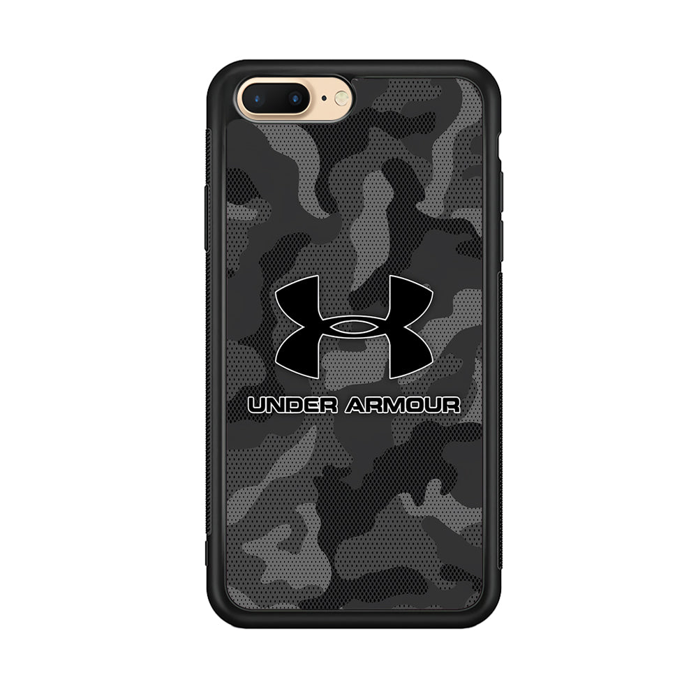 Under Armour Black Camo iPhone 8 Plus Case | Slim Rubber Case for iPhone 8 Plus
