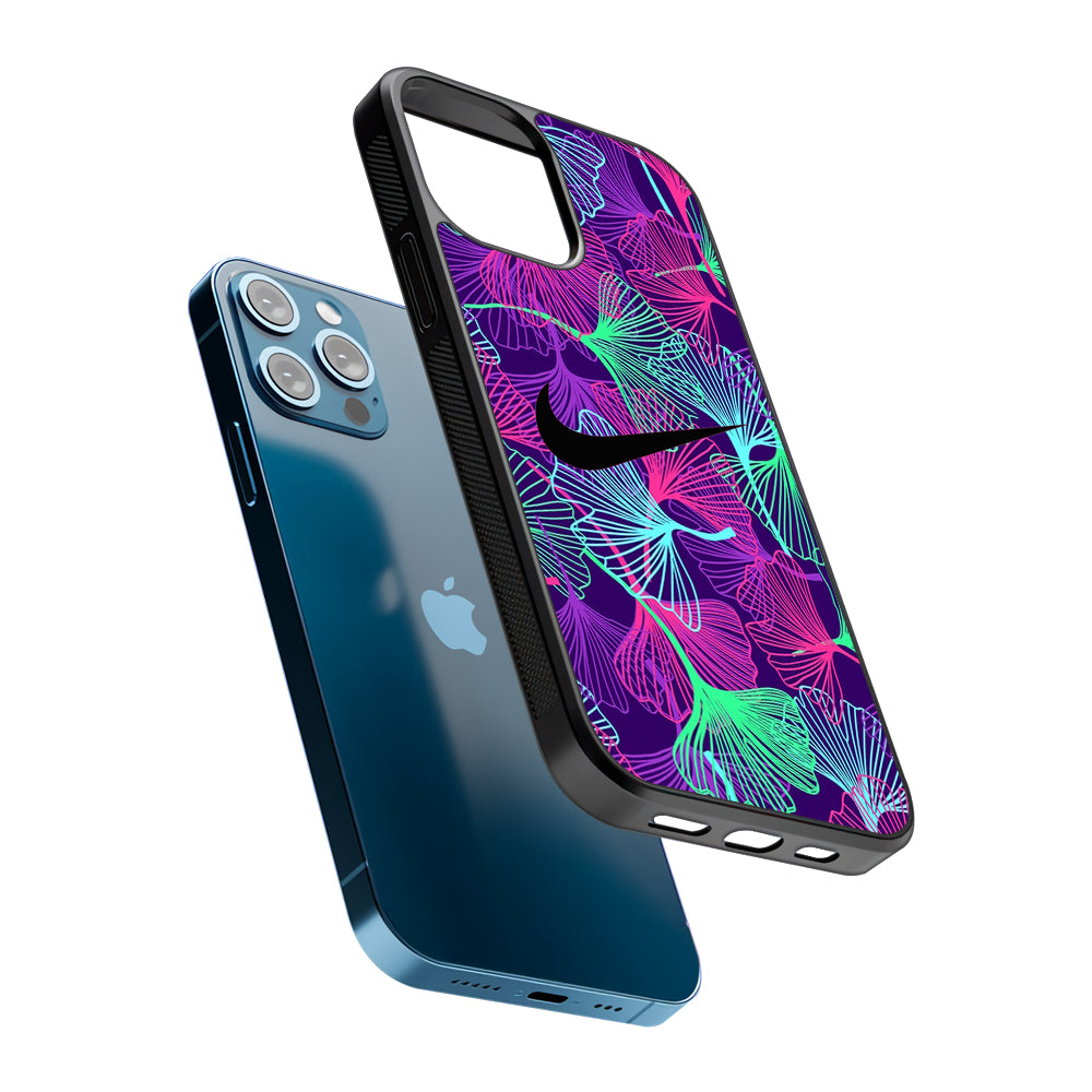 Nike Luminesce Theme 2D Rubber Phone Case | Slim Protective Phone Case