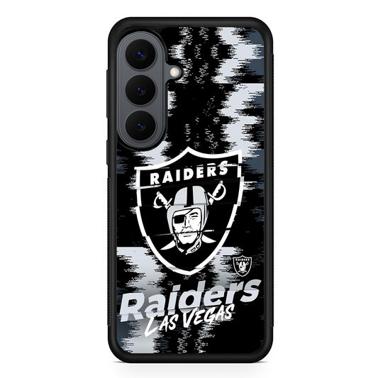 Las Vegas Raiders Abstract Color Samsung Galaxy S26 Plus Case | Slim Rubber Case for Samsung Galaxy S26 Plus