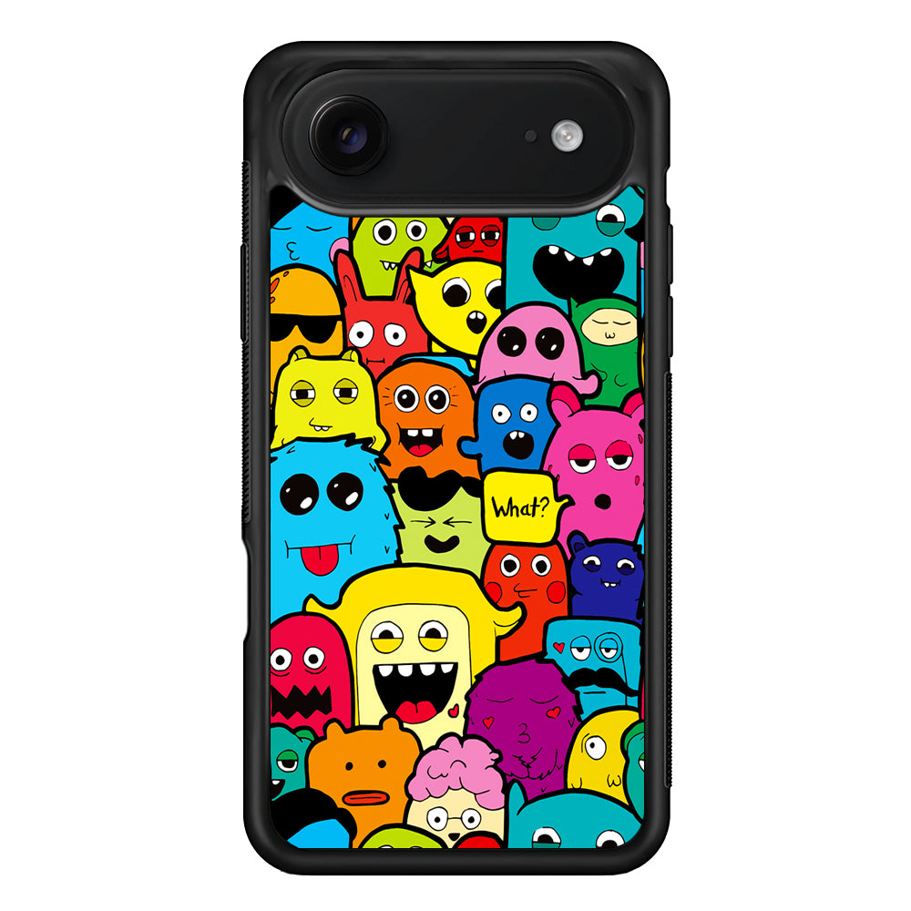 Monster Doodle Funny and Spooky iPhone 17 Air Case | Protective Case for iPhone 17 Air