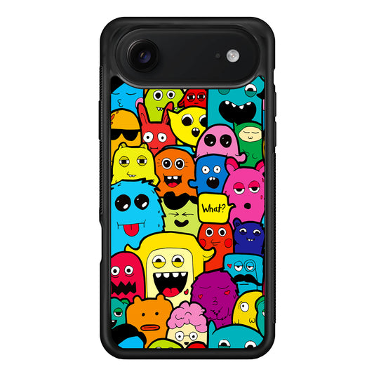 Monster Doodle Funny and Spooky iPhone 17 Air Case | Protective Case for iPhone 17 Air