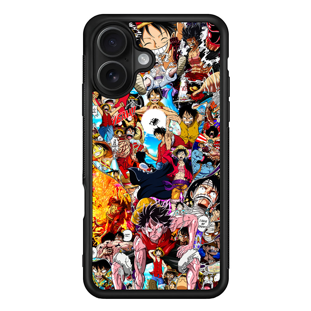 One Piece Luffy New World iPhone 16 Case - Oxvistore