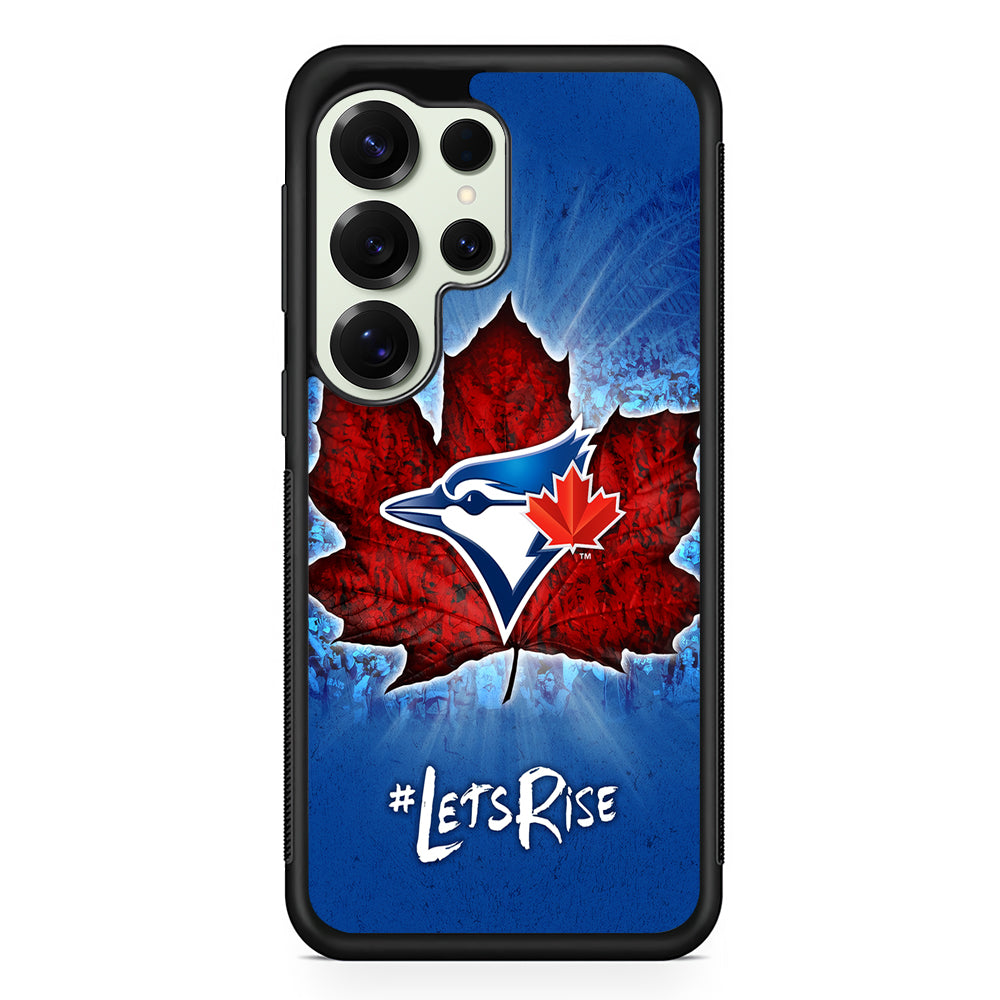 Toronto Blue Jays Lets Rise Samsung Galaxy S25 Ultra Case | Durable Rubber Case for Samsung Galaxy S25 Ultra