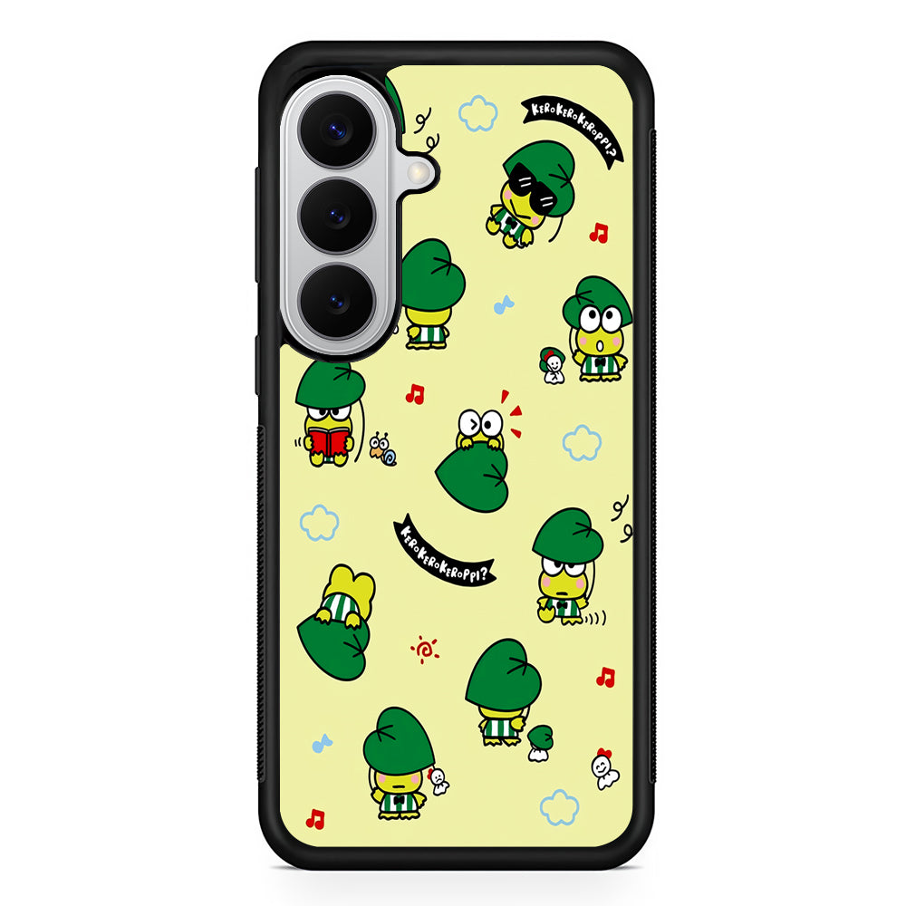 Keroppi Frog Activity Cartoon Samsung Galaxy S26 Case | Protective Rubber Cover