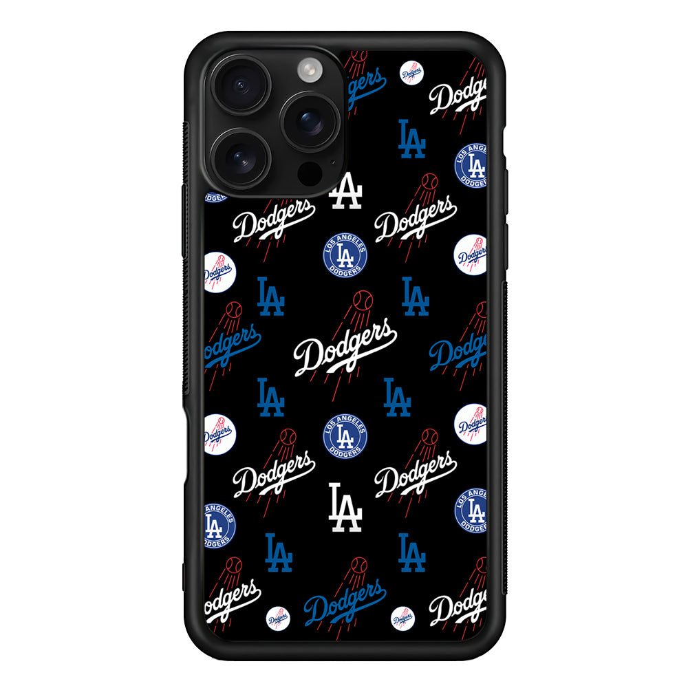 Los Angeles Dodgers Logo iPhone 16 Pro Case | Durable Protective Case for iPhone 16 Pro