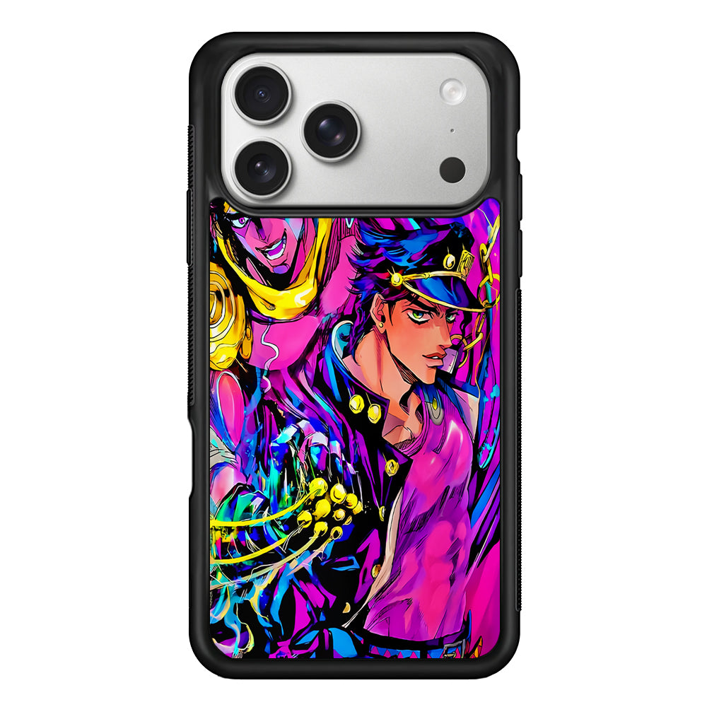 Jotaro Kujo Jojo iPhone 17 Pro Case | Slim Rubber Case for iPhone 17 Pro