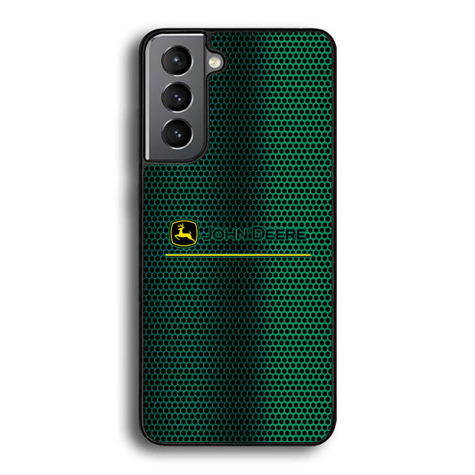 John Deere Luxury Hexagon Samsung Galaxy S21 Case | Slim Rubber Case for Samsung Galaxy S21
