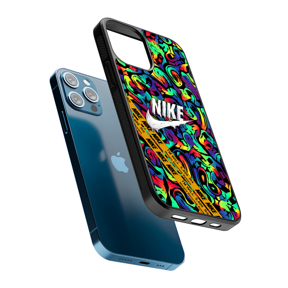Nike Brushing The Canvas 2D Rubber Phone Case | Slim Protective Phone Case
