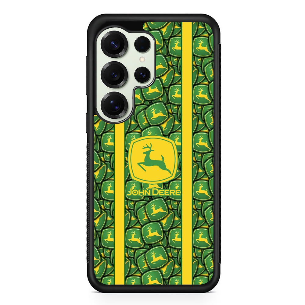 John Deere Emblem Dump Samsung Galaxy S25 Ultra Case | Slim Rubber Case for Samsung Galaxy S25 Ultra