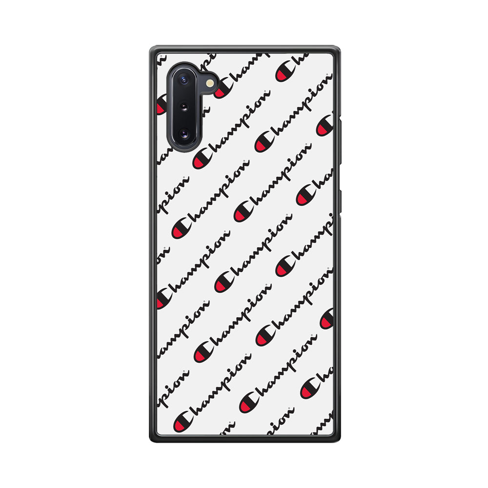 Champion Ebon-Ashgray Samsung Galaxy Note 10 Case | Slim Rubber Case for Samsung Galaxy Note 10