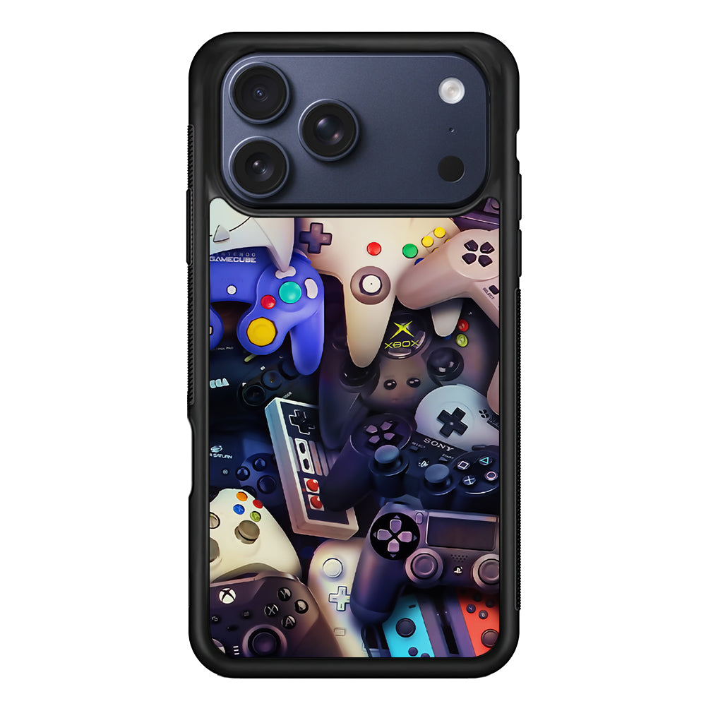 Console Controller Game Retro iPhone 17 Pro Max Case | Slim Protective Cover for iPhone 17 Pro Max