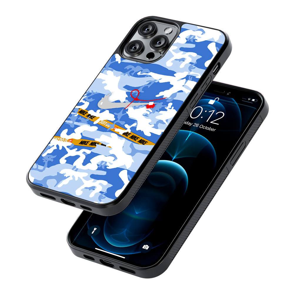 Nike Cloudy Sky Camo 2D Rubber Phone Case | Slim Protective Phone Case