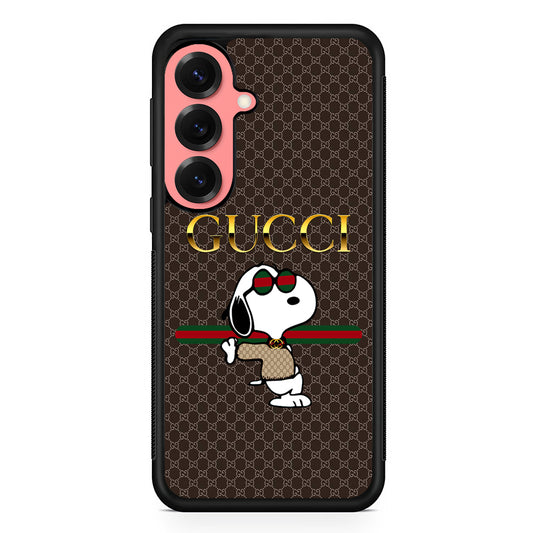 Gucci Snoopy Dope Samsung Galaxy S25 Case | Slim Rubber Case for Samsung Galaxy S25