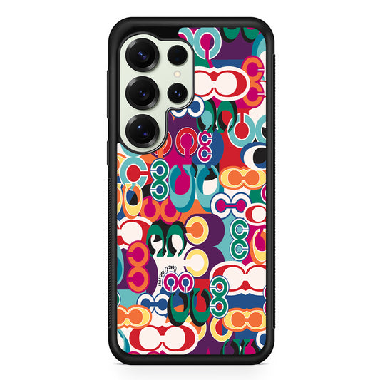 Coach Colorful Samsung Galaxy S25 Ultra Case | Slim Rubber Case for Samsung Galaxy S25 Ultra