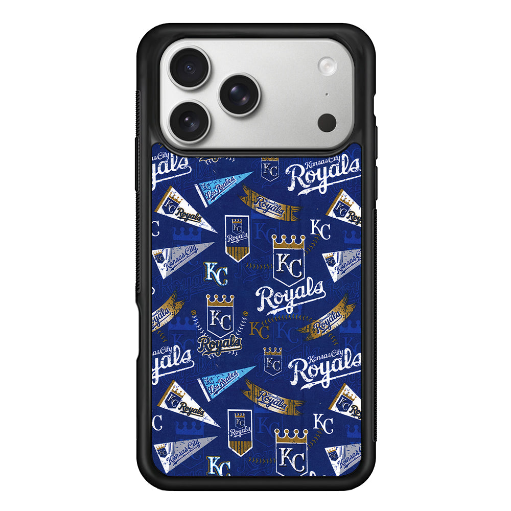 Kansas City Royals Retro iPhone 17 Pro Case | Slim Rubber Case for iPhone 17 Pro